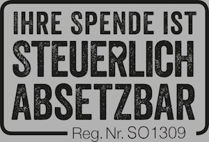 Spenden an ORA sind seit 2009 steuerlich absetzbar (SO 1309).